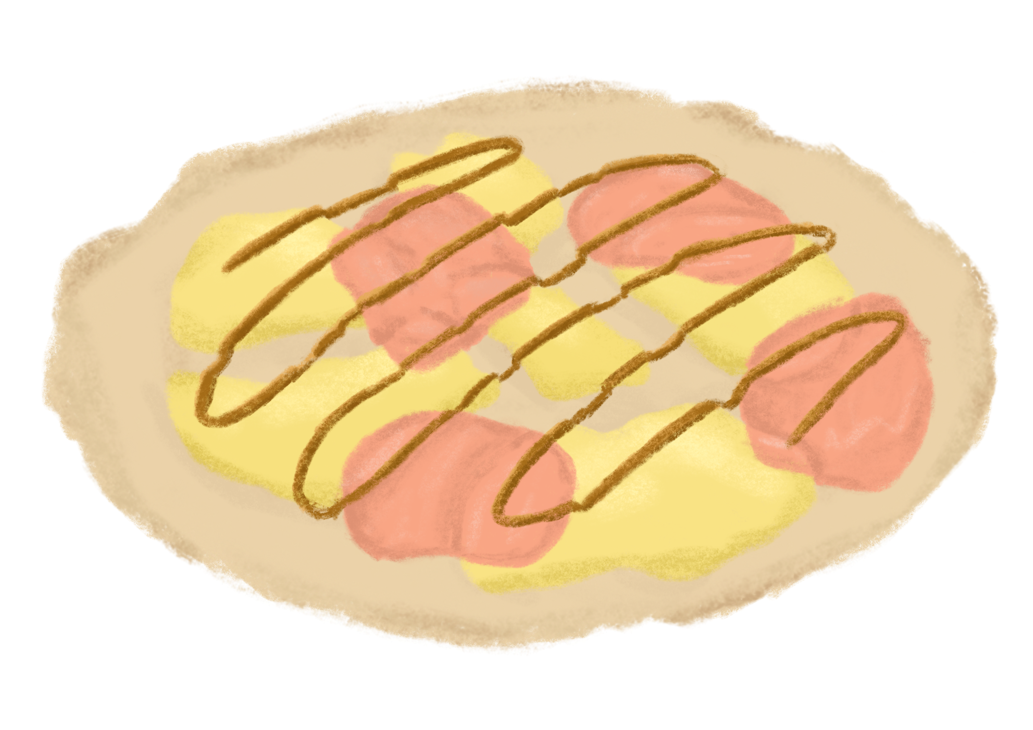 Pannenkoek met ham